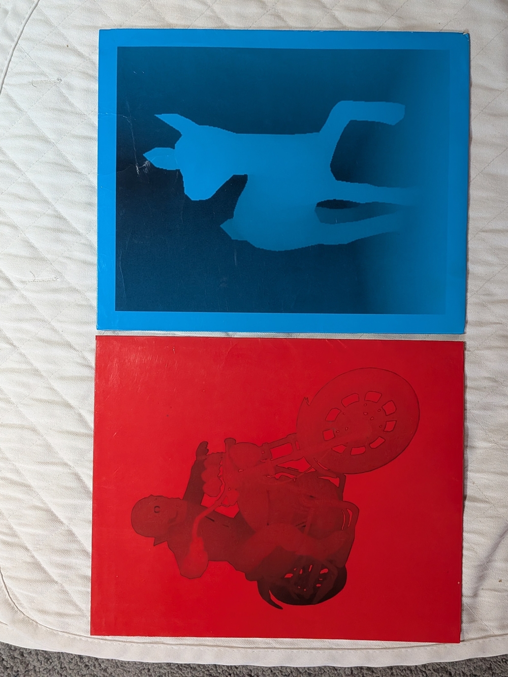 2 pc Vintage 90s Opti-Cool 3-D Illusion Folders Autostereogram Avery Dennison - Picture 4 of 4